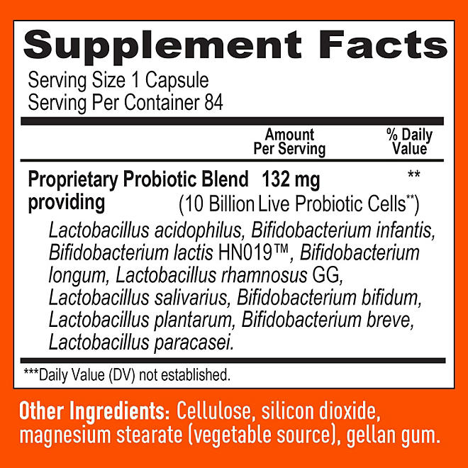 Member's Mark 10 Strain Probiotic, 84 ea