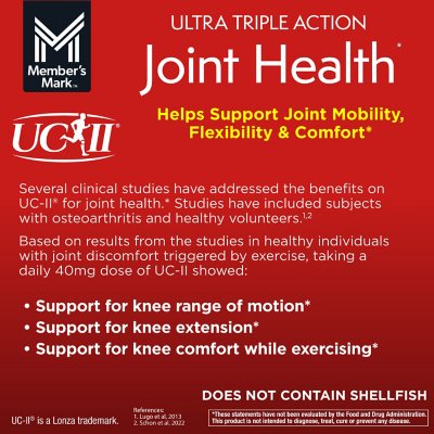 Member's Mark Ultra Triple Action Joint Health, 125 ea