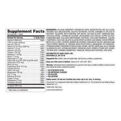 Member's Mark Men's Daily Multivitamin, 275 ea