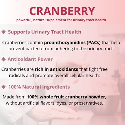 Member's Mark Clinical Strength Cranberry Dietary Supplement, 500 mg, 150 ea
