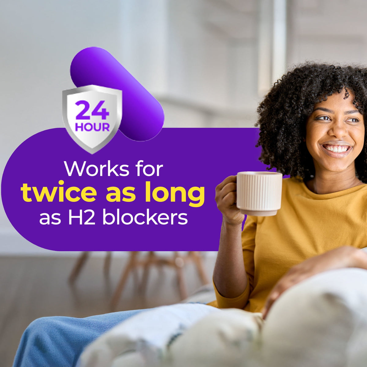 Nexium 24HR Acid Reducer Heartburn Relief Capsules for All-Day and All-Night Protection From Frequent Heartburn With Esomeprazole Magnesium, 42 Count