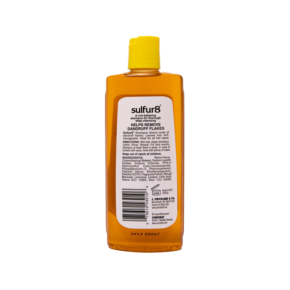 Sulfur8 Clarifying Shampoo 7oz. Softening, All Hair Type