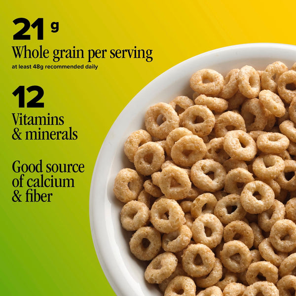 Apple Cinnamon Cheerios, Heart Healthy Gluten Free Cereal, Family Size, 19 oz