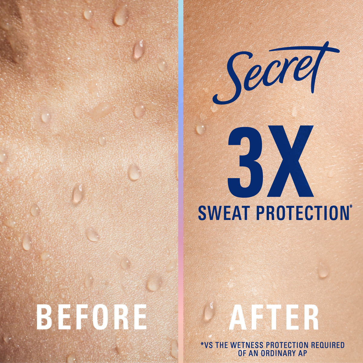 Secret Clinical 100HR Antiperspirant Deodorant, Invisible Solid, Protecting Powder, 2.6 oz