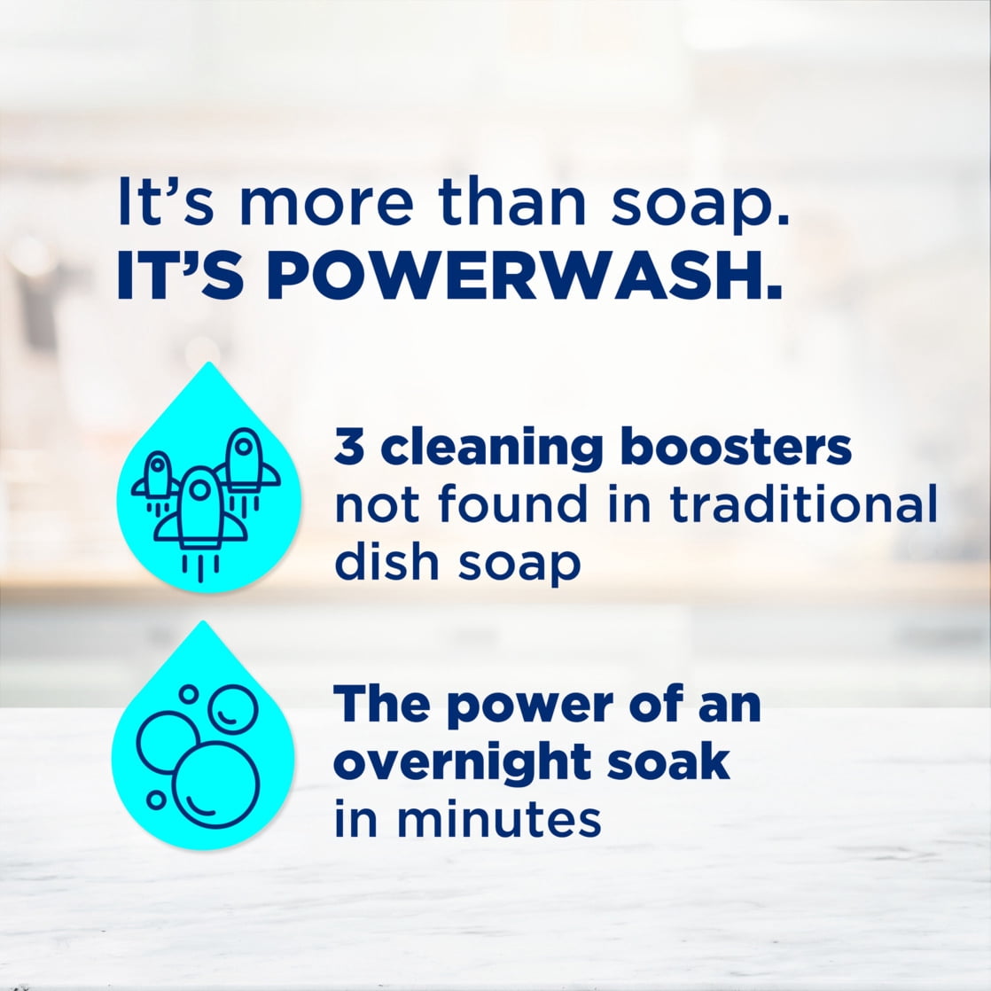 Dawn Powerwash Spray, Dish Soap, Dishwashing Liquid, Free & Clear, 1 Starter Kit, 16 Fl Oz