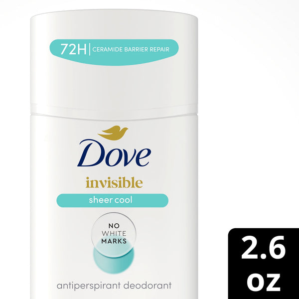 Dove Advanced Care Antiperspirant Deodorant For Women Sheer Cool 72 Hour Sweat And Odor Protection, 2.6 oz