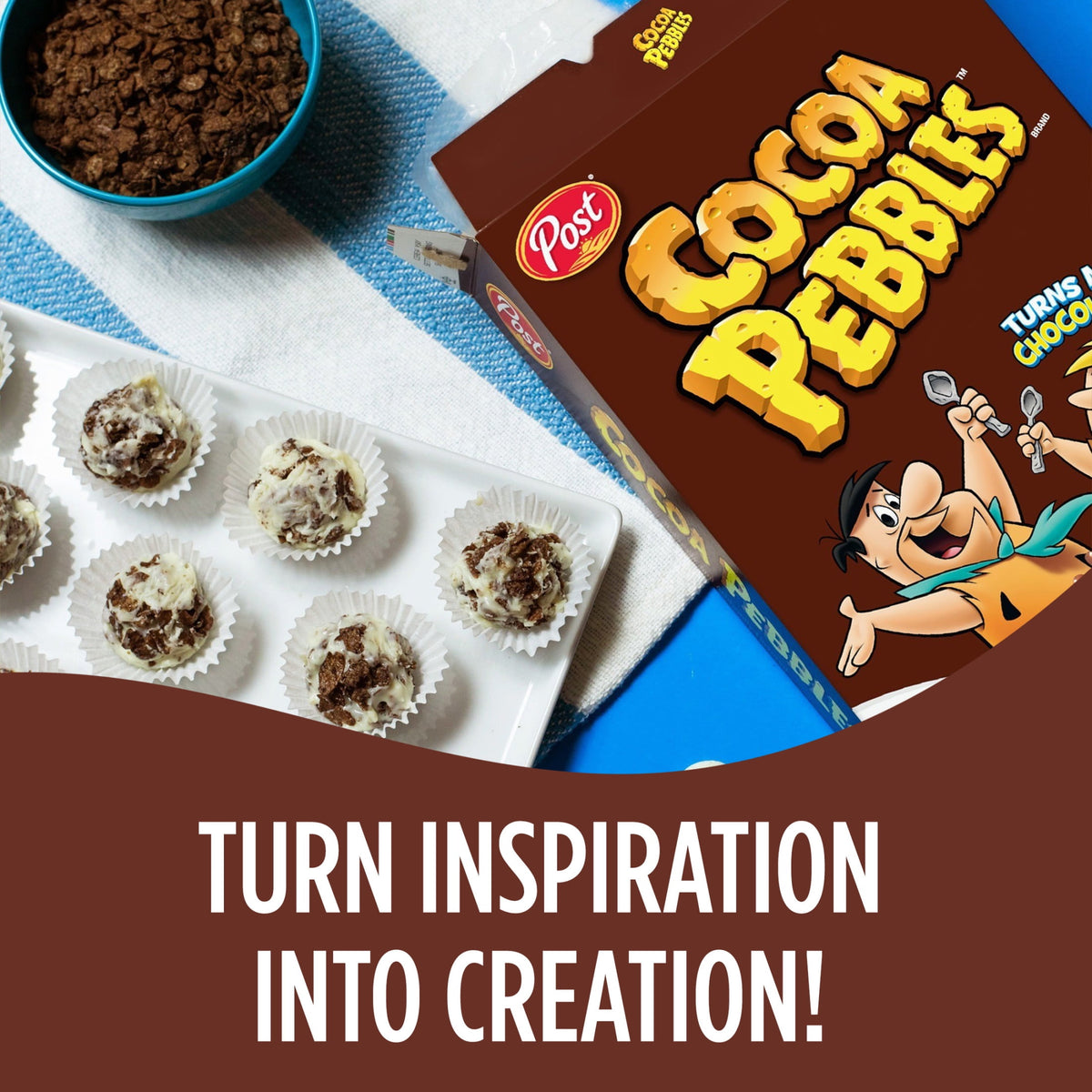 Cocoa PEBBLES Chocolate Gluten Free Breakfast Cereal, 27.5 oz Box