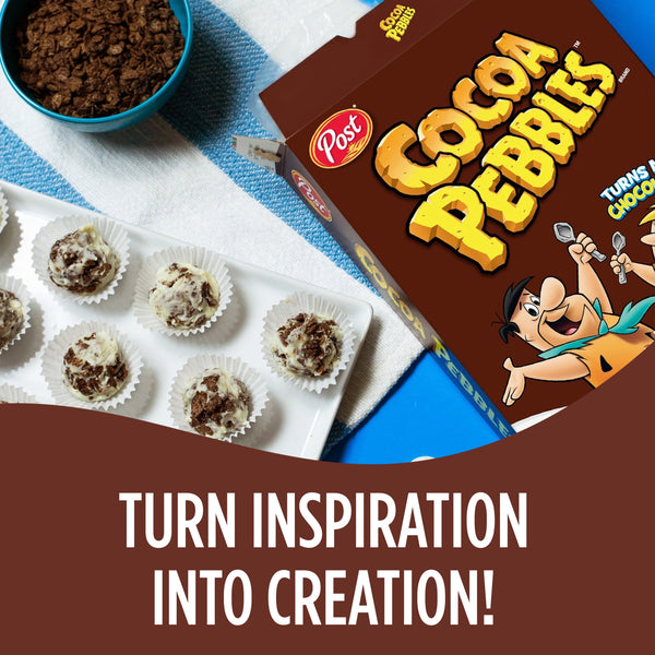 Cocoa PEBBLES Chocolate Gluten Free Breakfast Cereal, 27.5 oz Box