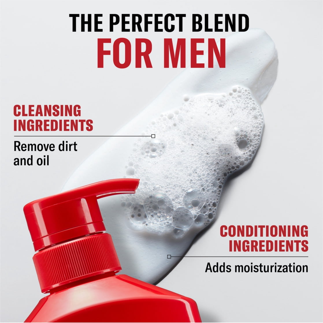 Old Spice Relax 2 in 1 Shampoo Conditioner, All Hair Types, Lavender, 21.9 fl oz