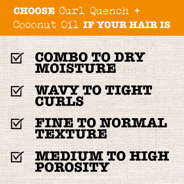 Maui Moisture Curl Quench + Coconut Oil Anti-Frizz Shampoo, 13 oz