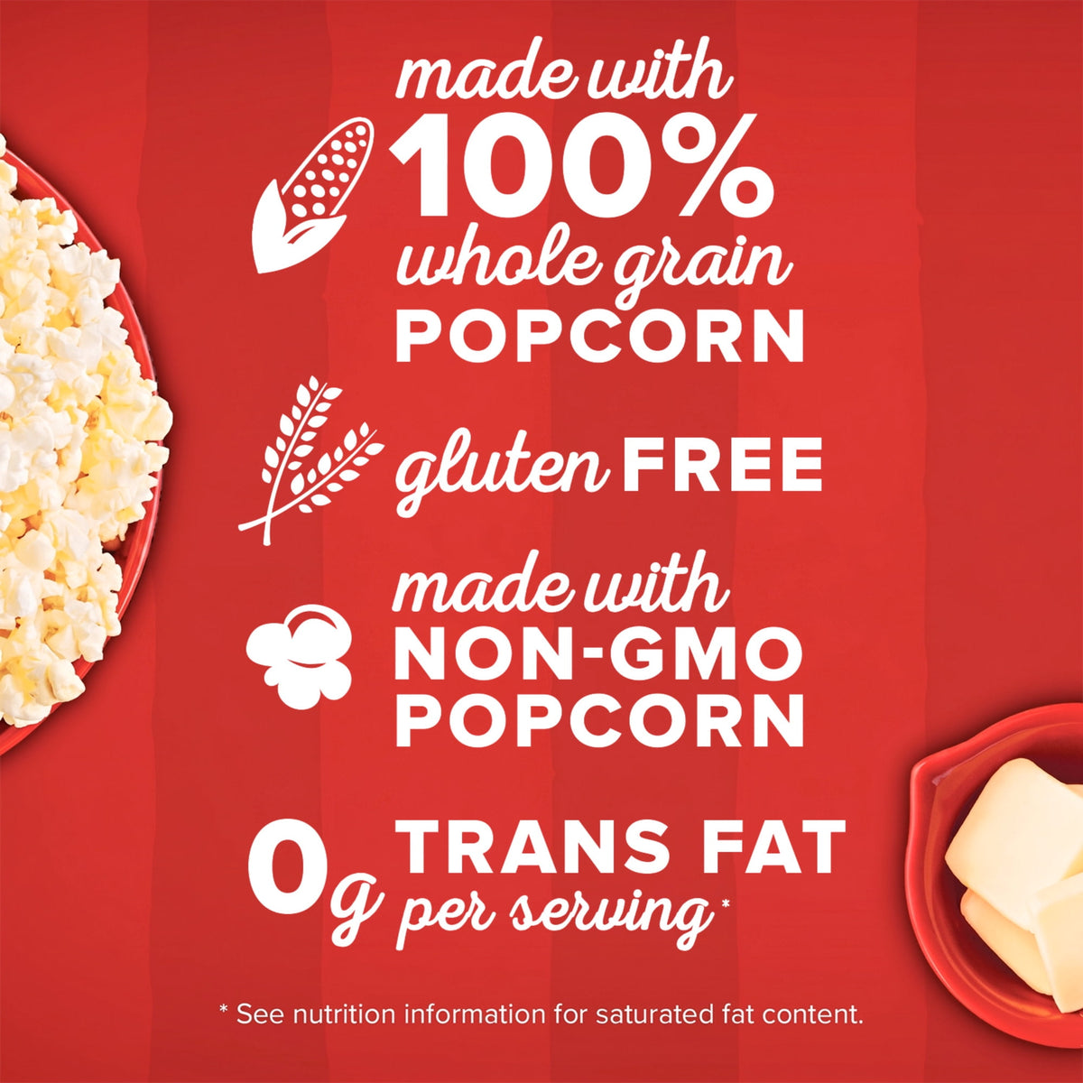 Orville Redenbacher's Popcorn Kernels, Yellow Corn, 45 oz.
