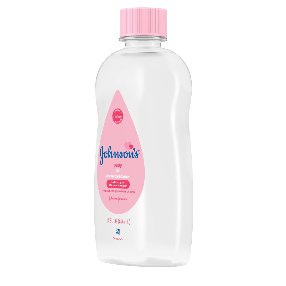 Johnson's Baby Body Moisturizing Oil, Liquid Mineral Oil for Baby Massage, Original, 14 fl oz