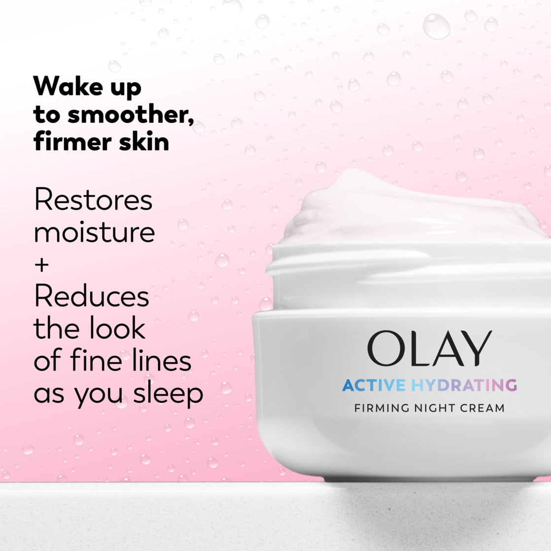Olay Night of Olay Firming Night Cream Face Moisturizer, 1.9 fl oz