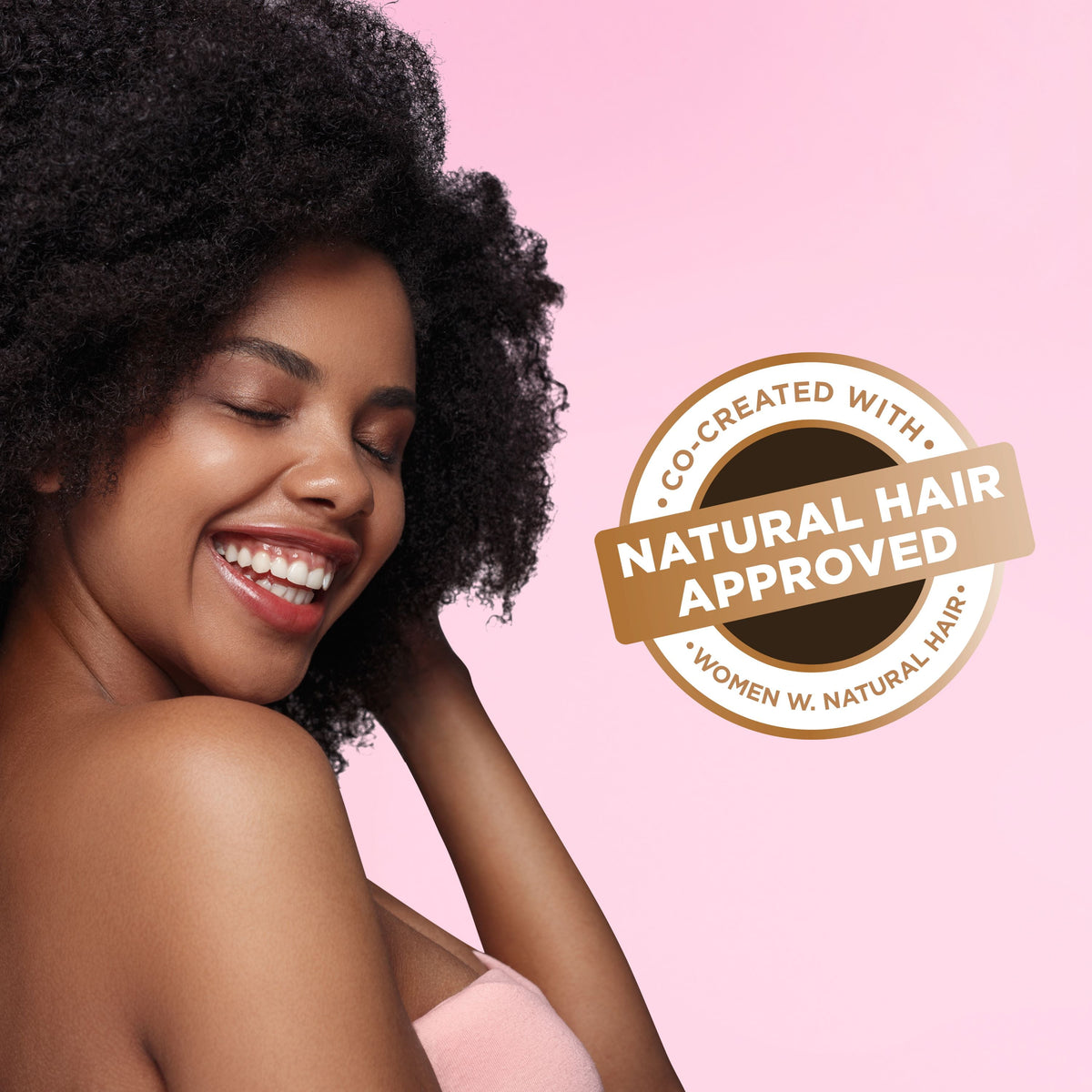 Suave Pink Lush & Coily Curl Conditioner, for Coily Hair, 16.5 oz