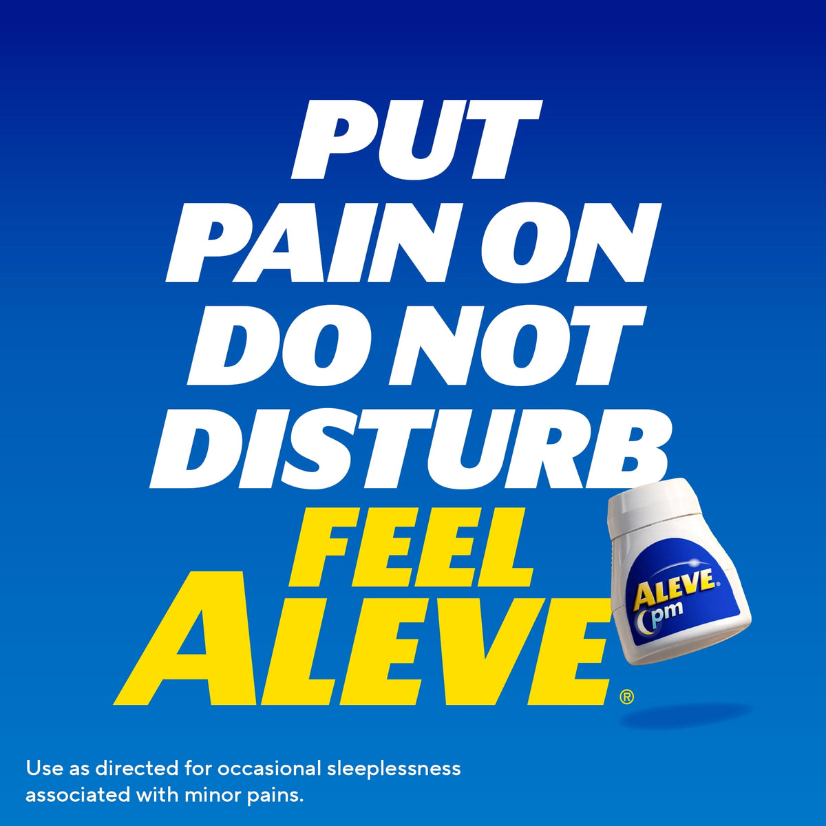 Aleve PM Pain Reliever & Nighttime Sleep Aid Caplets, 50 Count