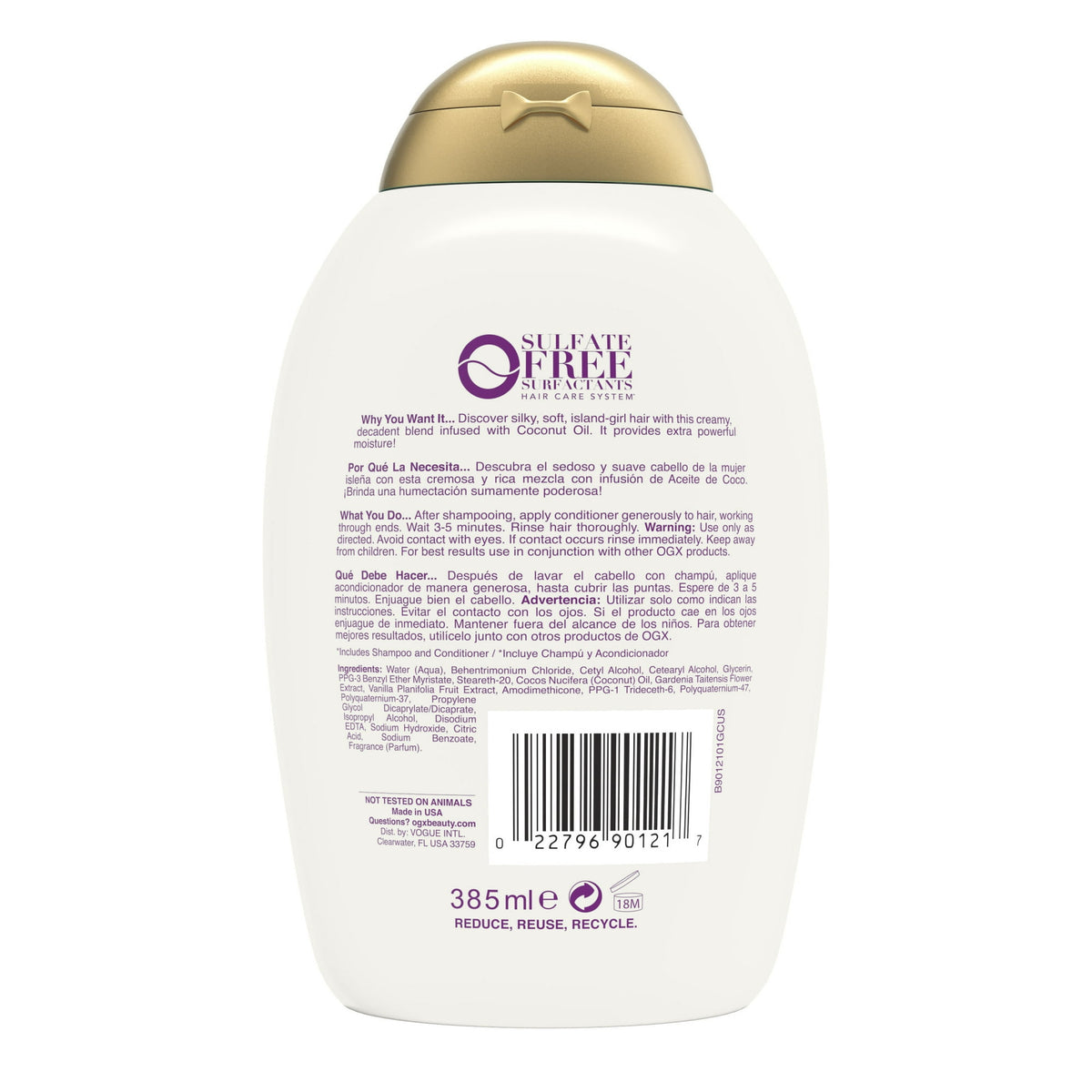 OGX Damage Remedy + Coconut Miracle Oil Conditioner, 13 oz
