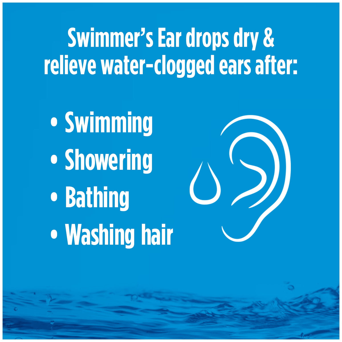 Debrox Swimmer's Ear Drying Drops with 95% Isopropyl Alcohol, 1 Fl Oz