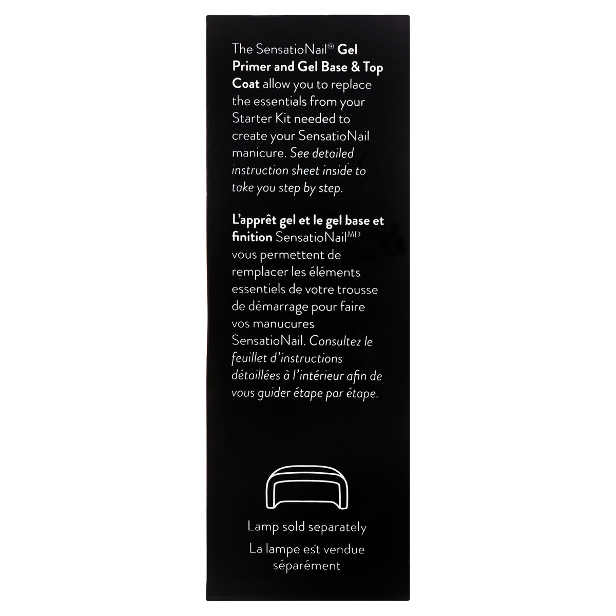 SensatioNail Gel Primer, Base & Top Coat (Clear), 0.12 & 0.25 fl oz