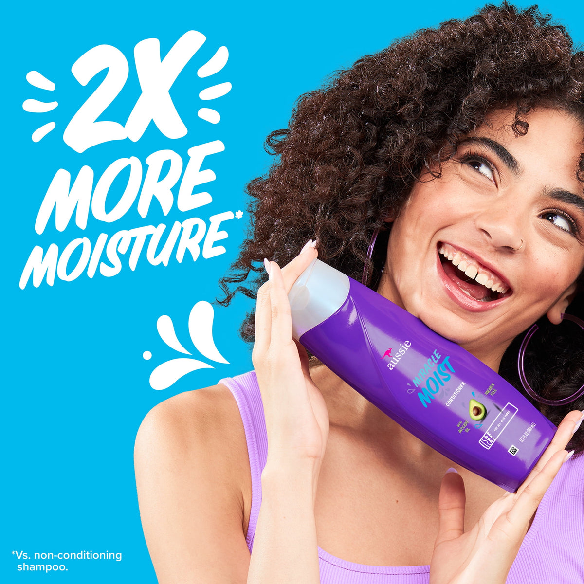 Aussie Miracle Moist Conditioner for All Hair Types, 12.1 fl oz