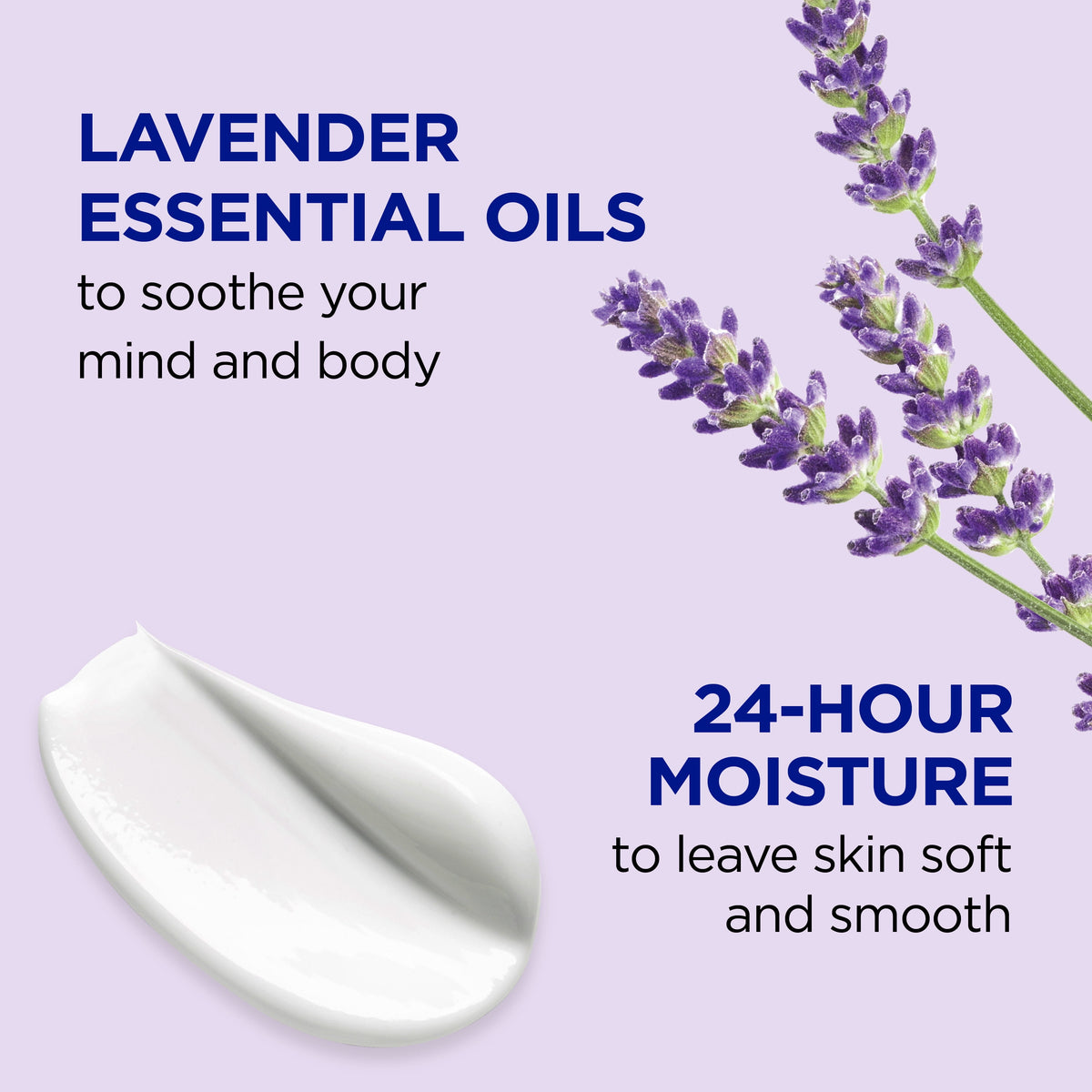 Dr Teal's 24 Hour Moisture Body Lotion with Lavender Essential Oil, 18 fl oz