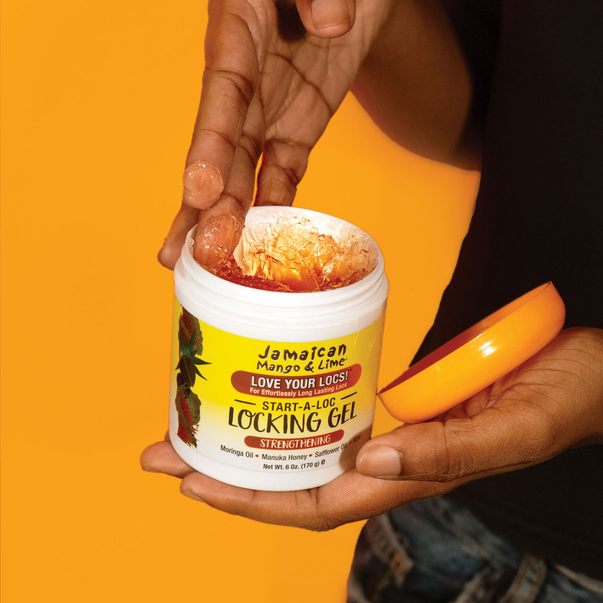 Jamaican Mango & Lime Frizz Control Jar Hair Styling & Locking Gel, Unisex, 6 oz