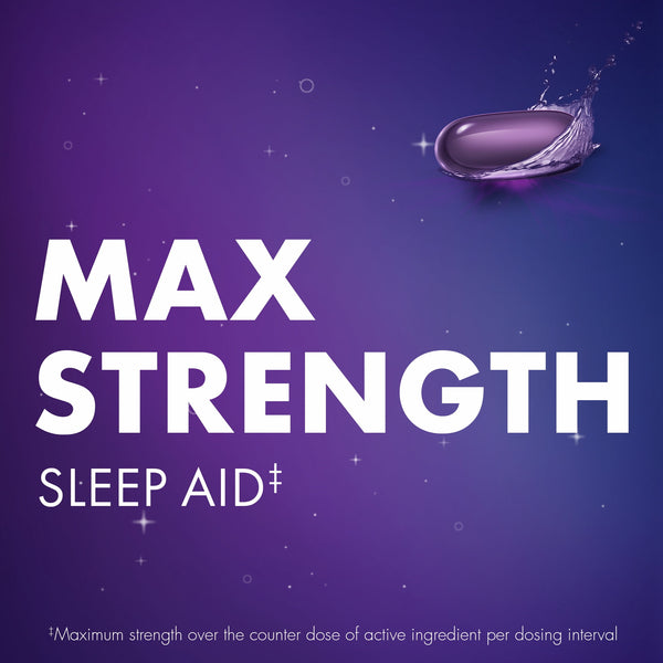ZzzQuil LiquiCap Sleep Aid, Diphenhydramine 25mg HCl, 48 LiquiCaps