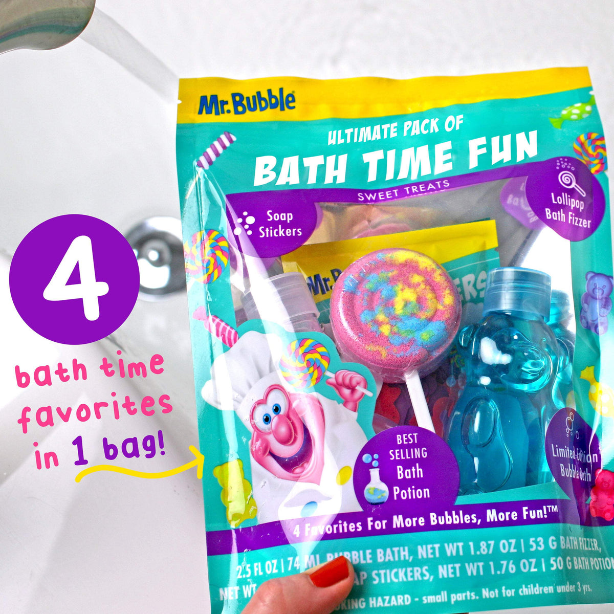 Mr. Bubble Ultimate Pack of Bath Time Fun