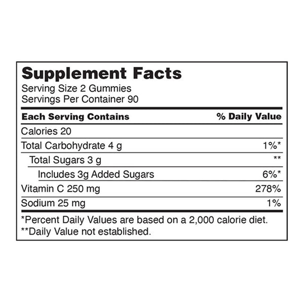 Kirkland Signature Vitamin C Adult Gummies, 360 ea