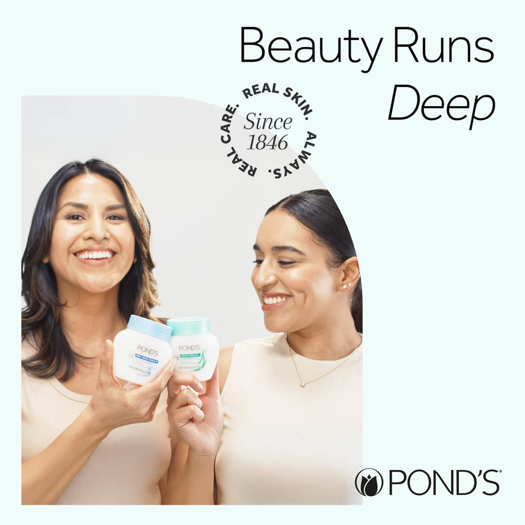 POND’S Crema S, Moisturizing Face Cream for Dry to Very Dry Skin – 14.1 oz