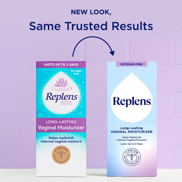Replens Long Lasting Vaginal Moisturizer with Reusable Applicator, 14 Applications