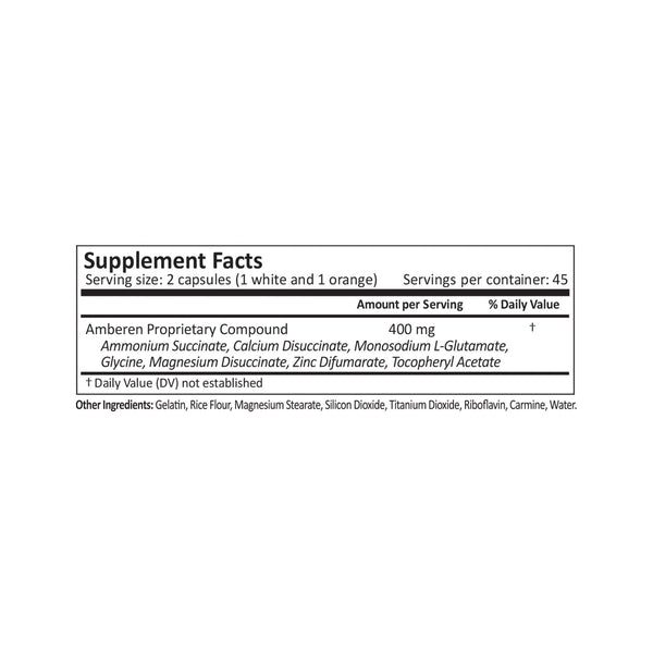 Amberen Menopause Relief, Multi-Symptom Capsules, 90 Count