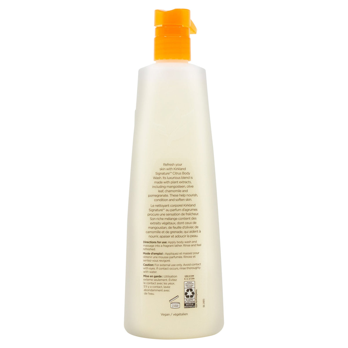 Kirkland Signature Liquid Body Wash Pack, Natural Citrus, 2 ea