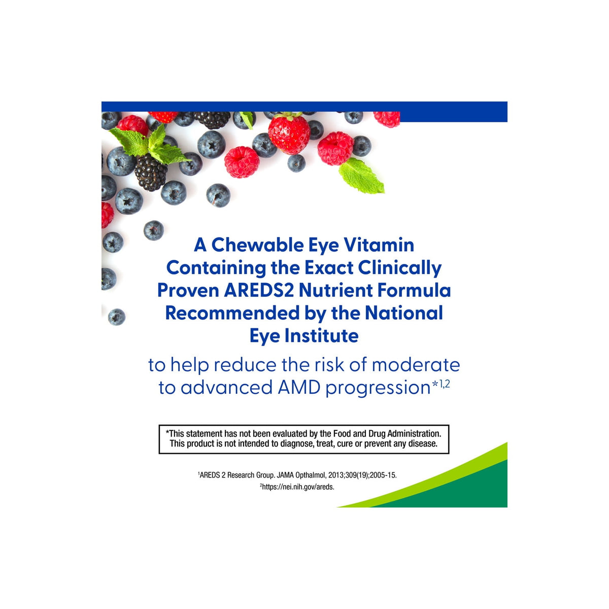 PreserVision AREDS 2 Eye Vitamins and Minerals with Lutein and Zeaxanthin, Mixed Berry Chewables, 60 Count
