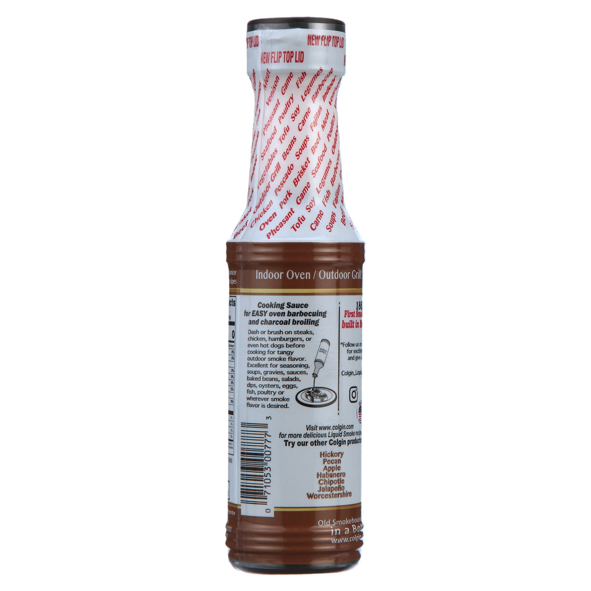 (3 pack) Colgin All-Natural Mesquite Liquid Smoke, 4 fl oz Bottle - Gluten-Free, Kosher, Vegan