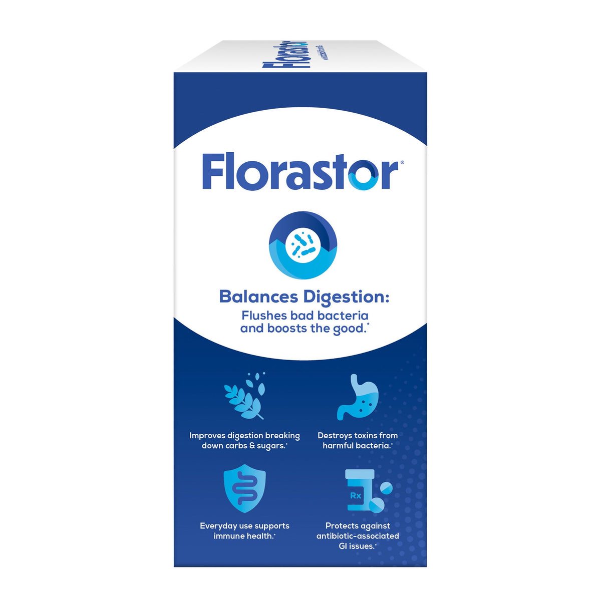 Florastor + Vitamin D3 Daily Probiotic Vegetarian Capsules, 120 ea