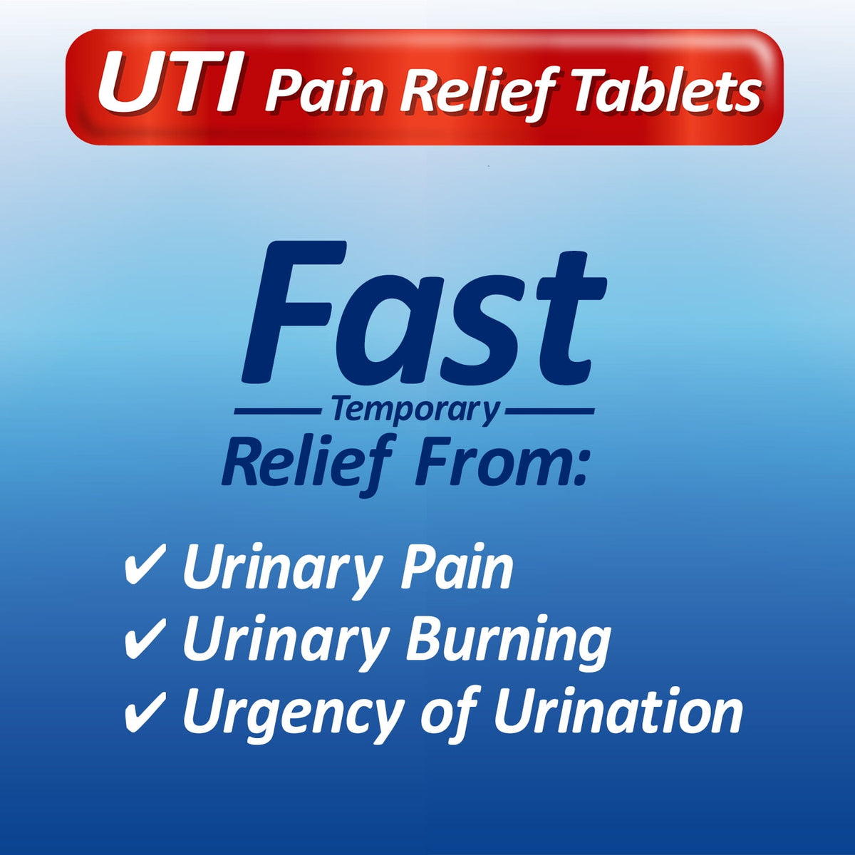 URISTAT Ultra UTI Pain Relief, Cranberry Flavored UTI Treatment Tablets, 30 Ct