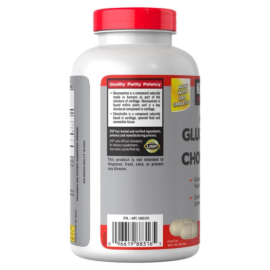 Kirkland Glucosamine Chondroitin 280 Tablets