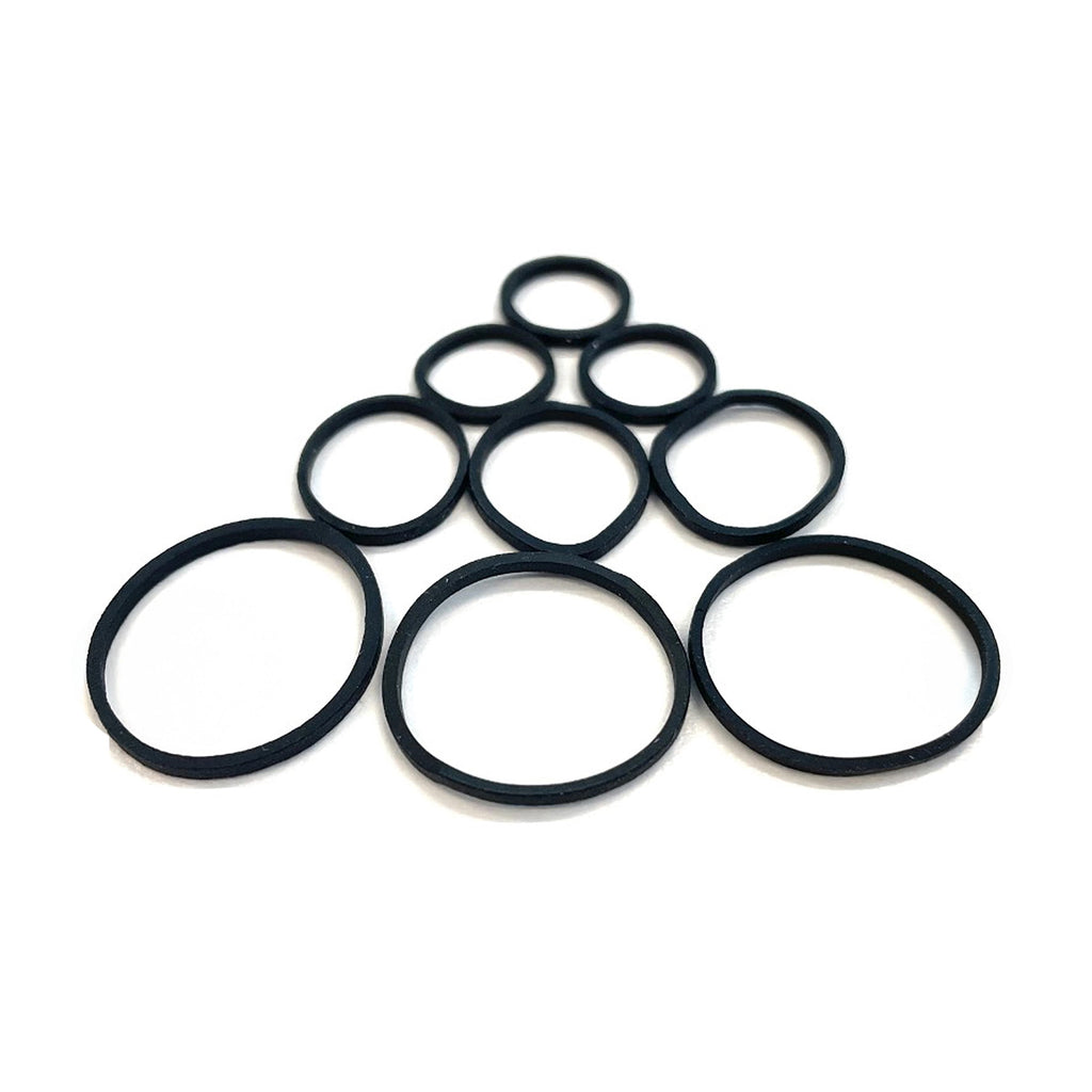 Goody Mini Rubber Bands Black Ouchless Hold Hair Elastics for Fine Hair - 250 Count