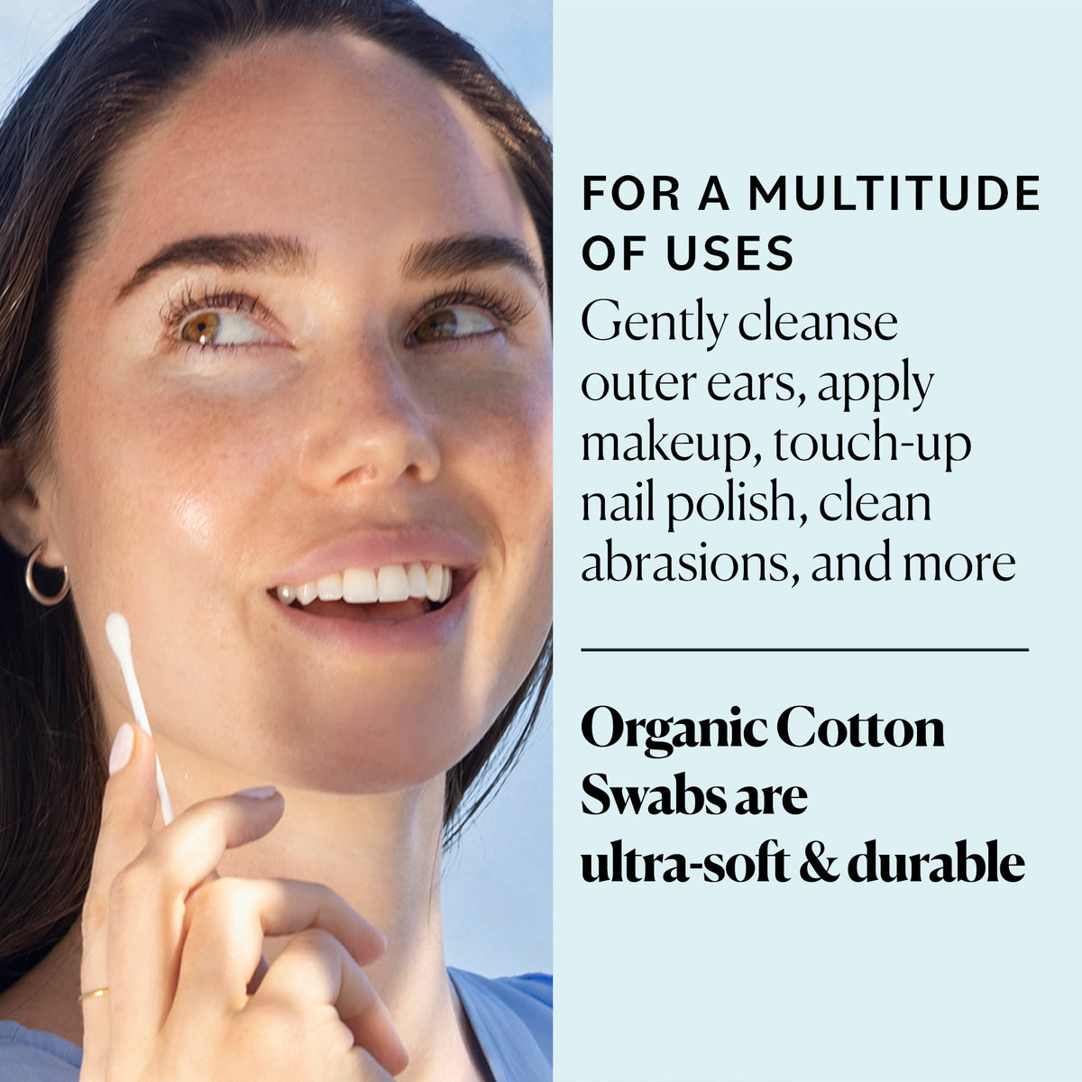 Sky Organics 100% Organic Cotton Swabs, 375 Count
