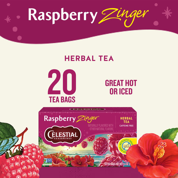 Celestial Seasonings Raspberry Zinger Herbal Tea