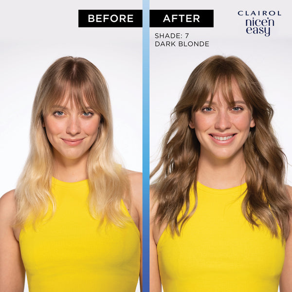 Clairol Nice'n Easy Permanent Hair Color Cream, 3 Brown Black, Hair Dye, 1 Application