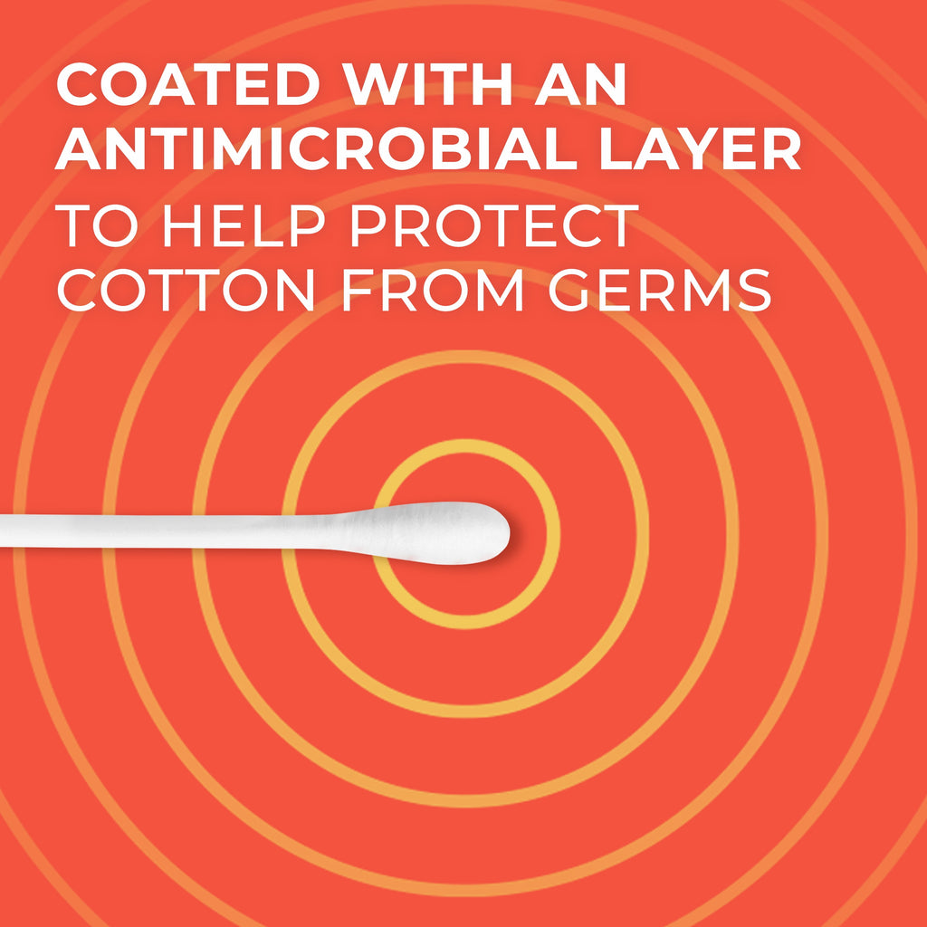 Q-tips Cotton Swabs, Hygiene Shield, For First Aid, Beauty and Baby, 100% Cotton, 300 Count