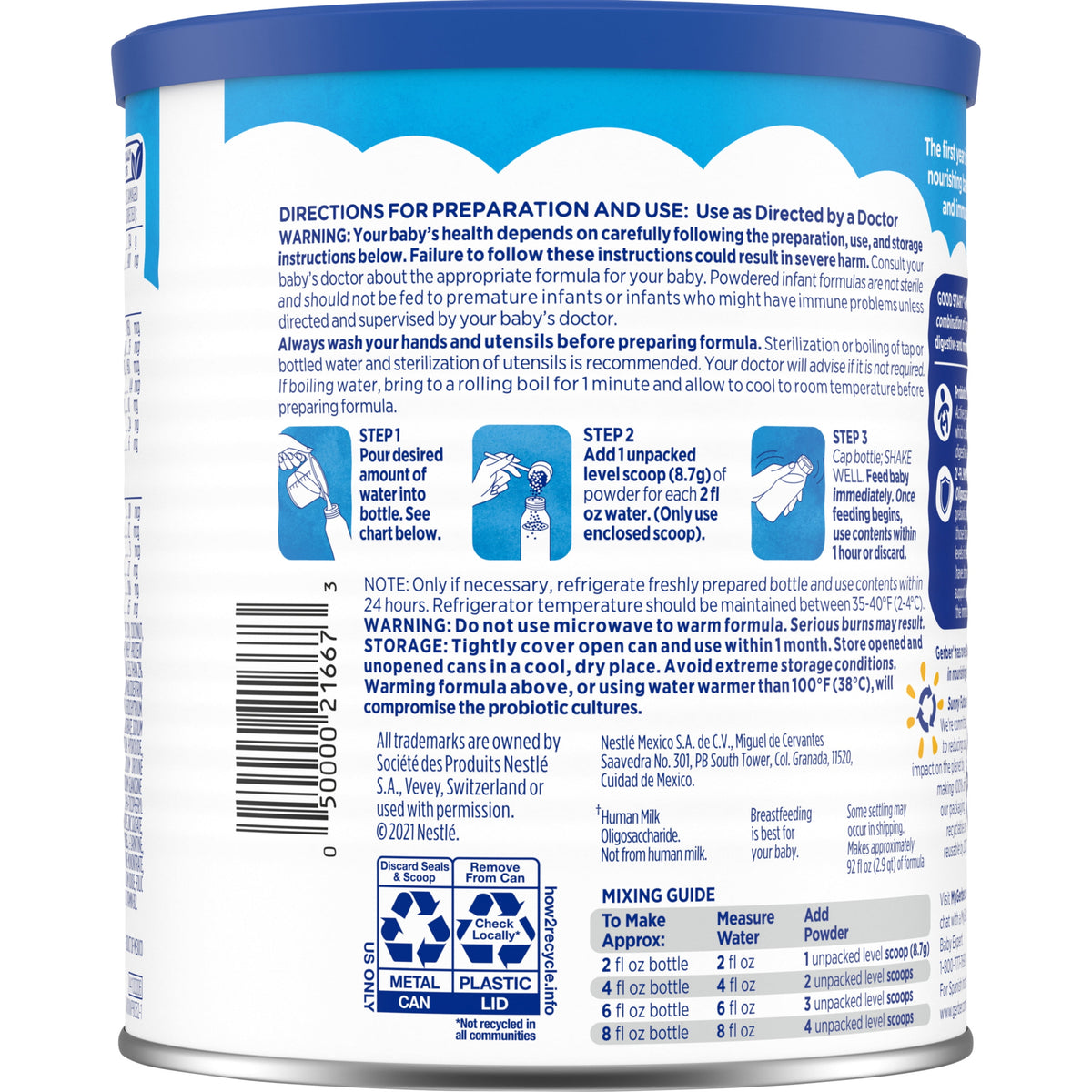 Gerber Good Start, Baby Formula Powder, Gentle, Stage 1, 12.7 Ounce