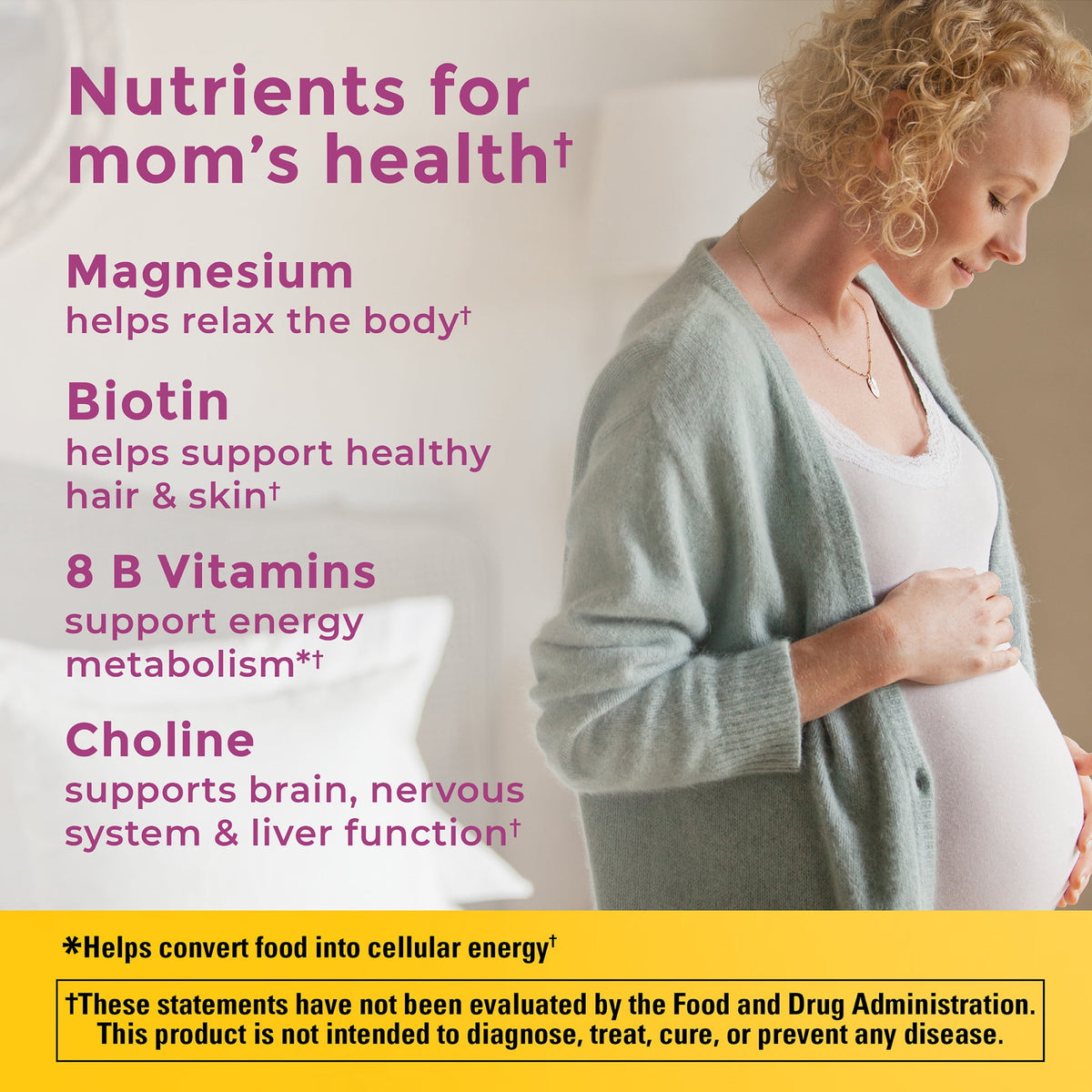 Nature Made Prenatal Vitamins Softgels + Choline Supplement Capsules, 70 + 70 Count