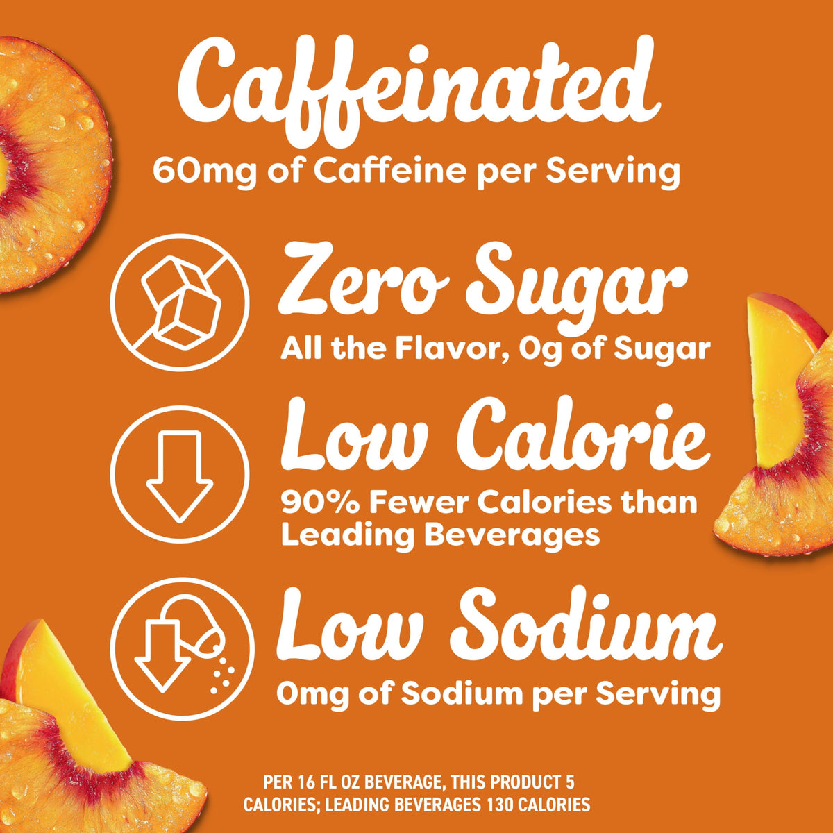 Crystal Light Drink Mix with Caffeine, 10 Packets, for Convenient On-the-Go Flavorful Hydration, Peach Mango Natural Flavor With Other Natural Flavor