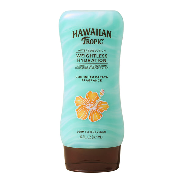 Hawaiian Tropic Weightless Hydration after Sun Lotion for Adults, 6 Fl Oz
