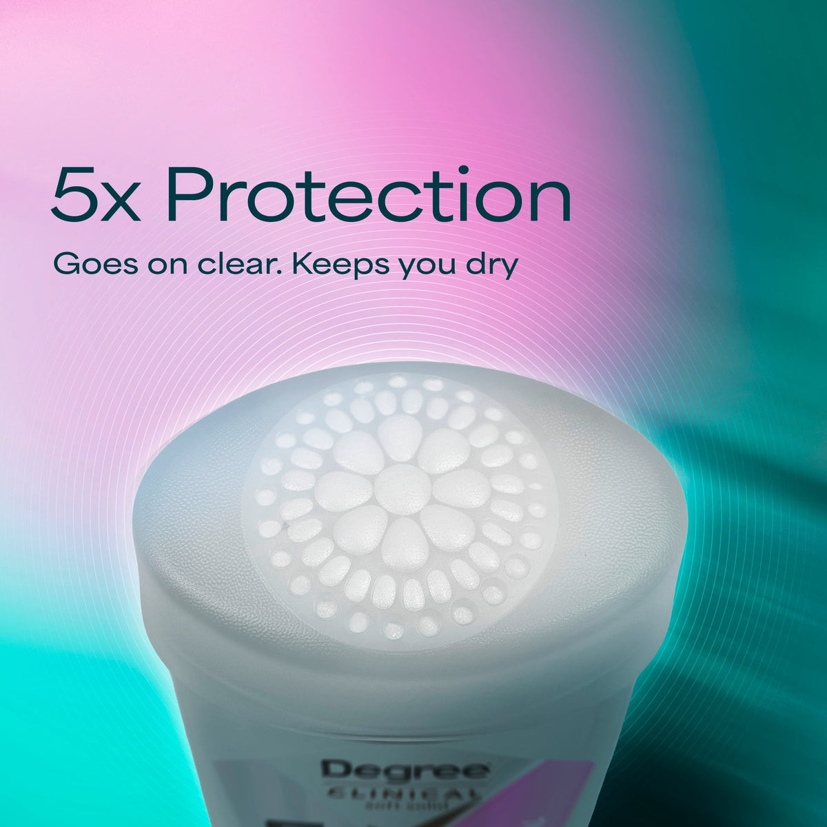 Degree Clinical Strength Antiperspirant Deodorant 96-Hour Sweat and Odor Protection Summer Rose Soft Solid 5x Types of Sweat, 1.6 oz