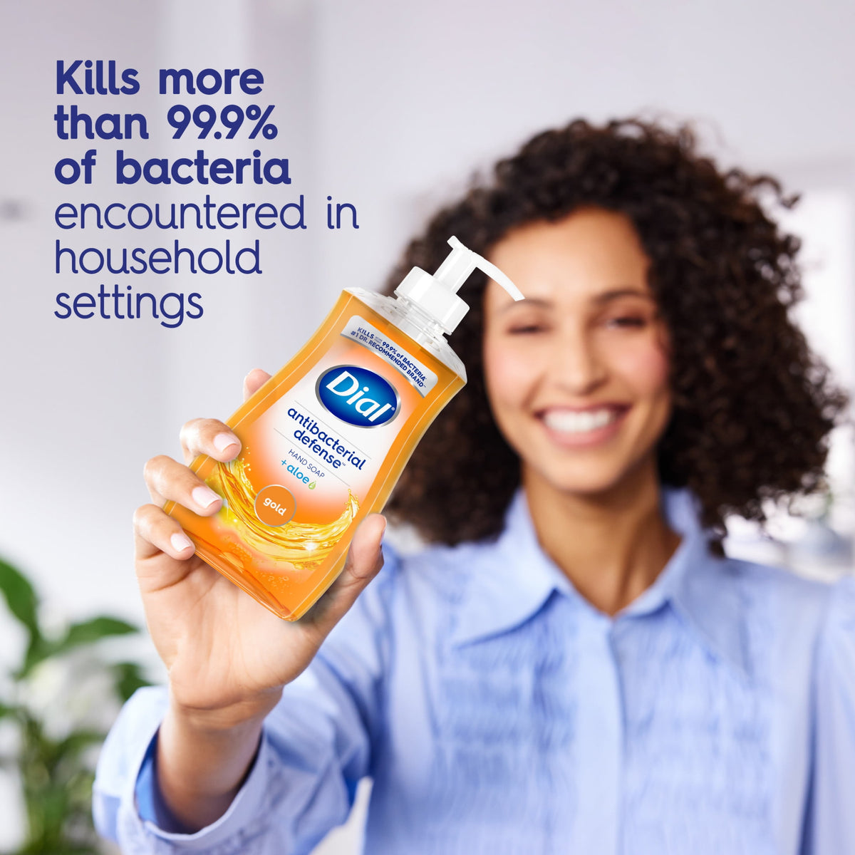Dial Antibacterial Defense Gold Liquid Hand Soap, 11 fl oz