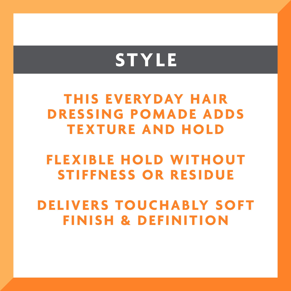 Cantu Men's Styling Pomade with Shea Butter for Flexible Hold, 8 oz