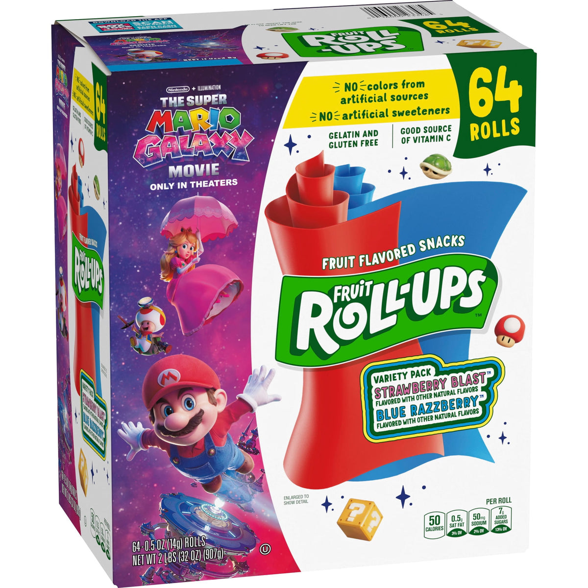 Fruit Roll-Ups Fruit Snacks, Variety Pack, 64 ea